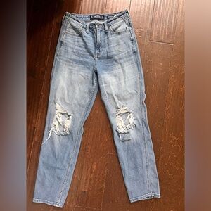 Hollister Light Blue High Rise Women Jeans
